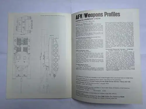 AFV Weapons 45: Vickers Battle Tank, Ogorkiewicz, R.M. Profile Publications N.D