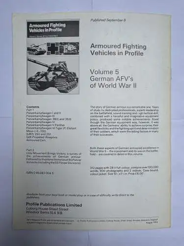 AFV Weapons 45: Vickers Battle Tank, Ogorkiewicz, R.M. Profile Publications N.D