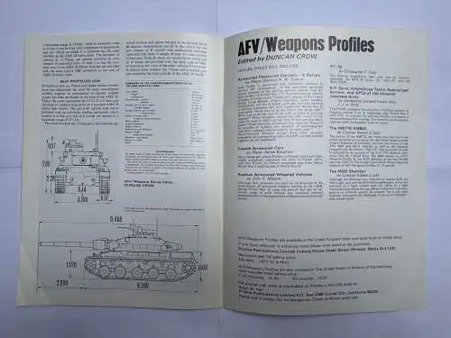 AFV AMX-30 Battle Tank AFV Weapons Profile Ogorkiewicz, R. M. Profile Publicati