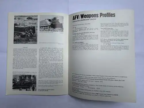 AFV Weapons Profile 64 Armoured Personnel Carriers - A Survey, N.W. Duncan Prof