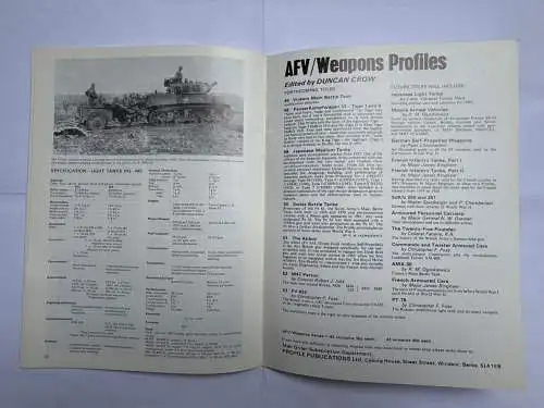 AFV Weapons Profile 4 Light Tanks M1-M5, Chris Ellis, Peter Chamberlain, Profil