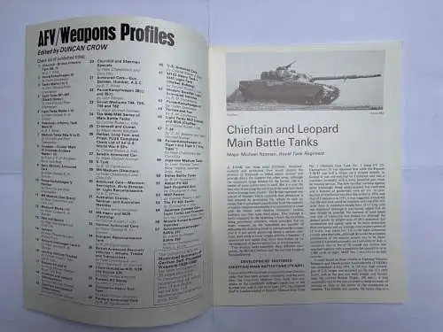 AFV WEAPONS 18 CHIEFTAIN AND LEOPARD (DEVELOPMENT) NORMAN, Michael. Profile Pub