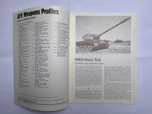 AFV Weapons Profile 41 M103 Heavy Tank + M41 Light Tank, Icks, Robert J. Profil