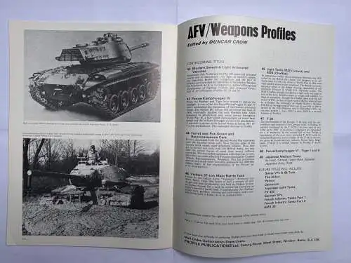 AFV Weapons Profile 41 M103 Heavy Tank + M41 Light Tank, Icks, Robert J. Profil