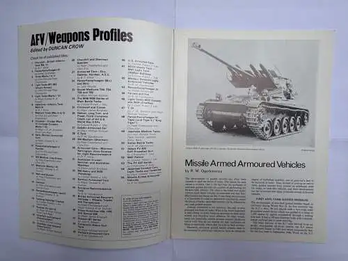 AFV Weapons Profile 56 Missile Armed Armoured Vehicles, Ogorkiewicz, R. M. Prof