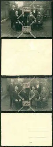 2x Großes Foto Gelsenkirchen Essen Ruhr 1925 Kegelgruppe