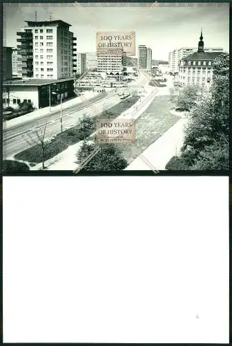 Groß Foto Gera in Thüringen Ernst Thälmann Straße Rudolf Breitscheid Str. DDR