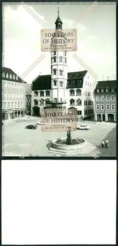 Großes Foto Gera in Thüringen, Rathaus, Markt, Geschäfte DDR uvm.