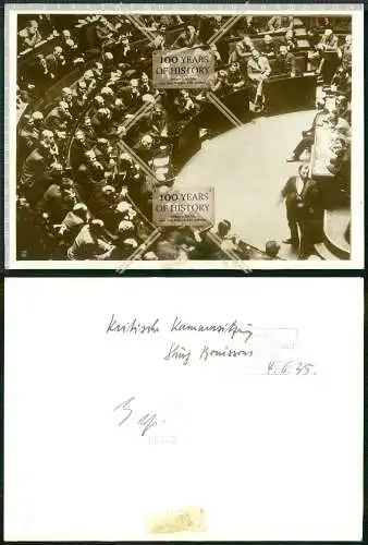 Großes orig. Pressefoto 1935 Regierung Minister Sitzung Kabinett