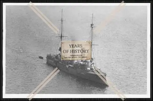Foto S.M.S. Arcona 1902 Kleiner Kreuzer Kaiserliche Marine 