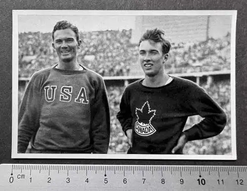 Glen Hardin USA John Loaring Kanada - 400-m-Hürden OLYMPIA 1936 Sammelbild 45