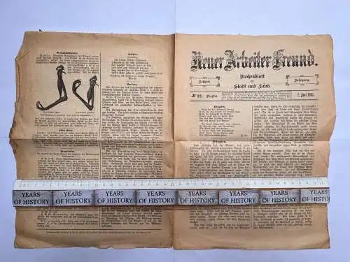 Dokument 1842 Handschrift viele S. - Nesselröden Herleshausen Netra Ringgau Nr.8