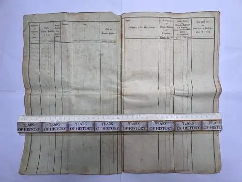 Dokument 1849 Handschrift viele S. - Nesselröden Herleshausen Netra Ringgau Nr.4