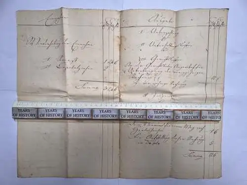 Dokument 1852 Handschrift viele S. - Nesselröden Herleshausen Netra Ringgau Nr.2