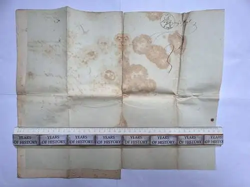 Dokument 1852 Handschrift viele S. - Nesselröden Herleshausen Netra Ringgau Nr.2