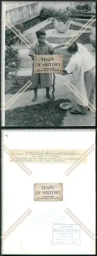 Pressefoto 24x18cm - Bangkok Saovabha-Institut für Zucht von Giftschlangen 1949