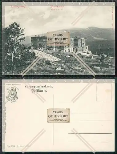 AK Ansichtskarte Postkarte Ansicht der Peterbaude Petrova bouda Riesengebirge 