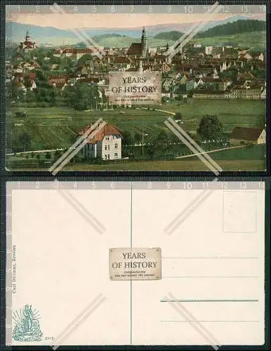 AK Jelenia Góra Hirschberg Riesengebirge Schlesien Blick von der Rosenau 1907