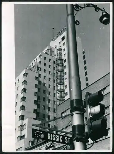 Foto 24x18 cm - Johannesburg Südafrika Rissik Street Straßenpartie Hochhaus 1947