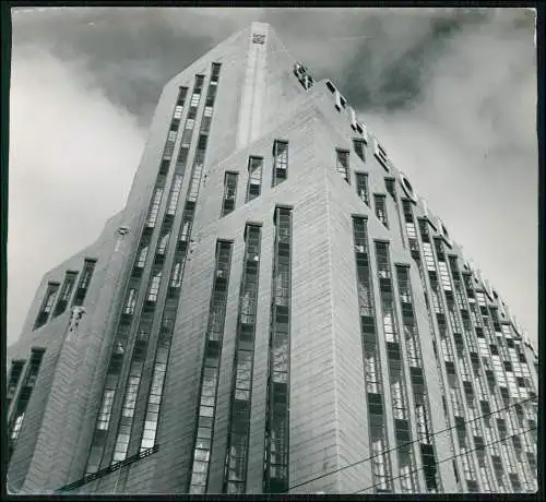 Pressefoto 20x18 cm - Johannesburg Südafrika - Wolkenkratzer Straßenpartie 1947