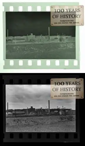 Orig. Negativ Fabrik Antwerpen Flandern Belgien Holland ca. 4x3,5 cm