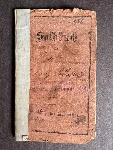 Soldbuch 1.WK Lonkau Kr. Pless Oberschlesien Preußen Res. Inf. Rgt. 23 u. andere