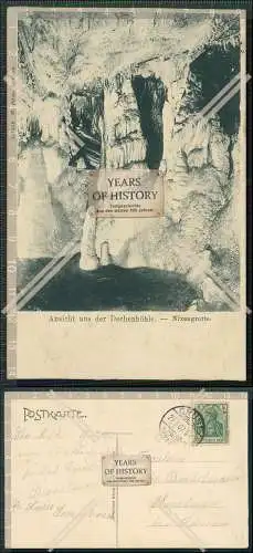 AK Iserlohn Sauerland Dechenhöhle die Nixengrotte Tropfsteinhöhle 1907 gelaufen