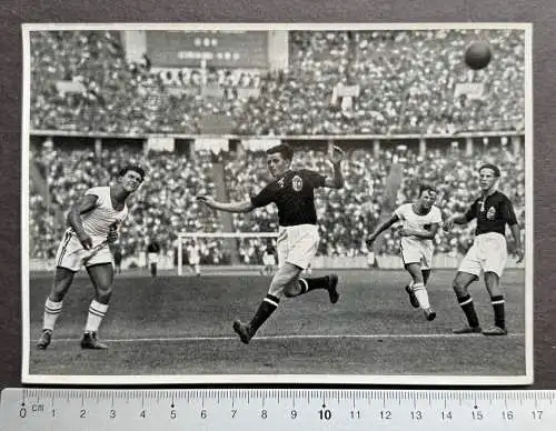 Handball Osterreich gegen Ungarn im Stadion Berlin - OLYMPIA 1936 Sammelbild 149