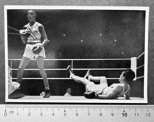 Boxen- Überlegener Sieger Wilson USA + Larrazabal - OLYMPIA 1936 Sammelbild 132