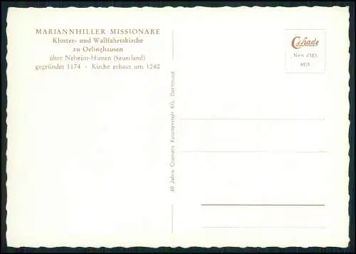 Oelinghausen Neheim Hüsten Arnsberg im Sauerland, Kloster und Wallfahrtskirche