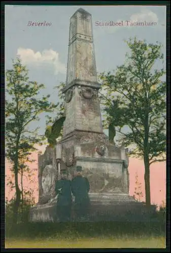 AK 1. WK Beverloo Beverlo Beringen Flandern Limburg Denkmal