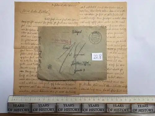 Feldpostbrief Russland 1944 - von Josef Jennen - aus Dülken Alt-Viersen - 228