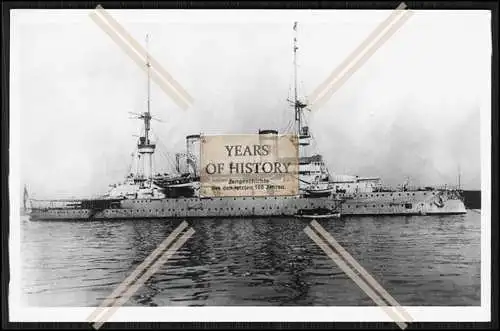 Foto S.M.S. Kaiser Wilhelm II. 1897 Linienschiff Kaiserliche Marine