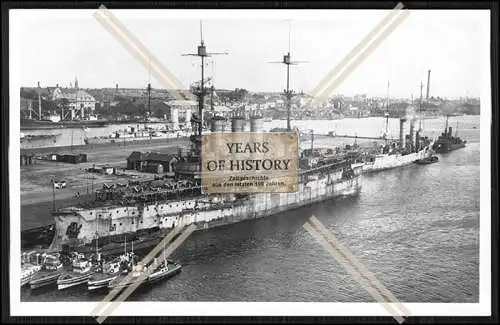 Foto SMS S.M.S. Lothringen 1904 Linienschiff der Kaiserlichen Marine 