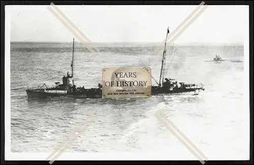 Foto Küstentorpedoboot A 1 Minensuchboot - Flandern Zeebrügge Ostende 1916-18