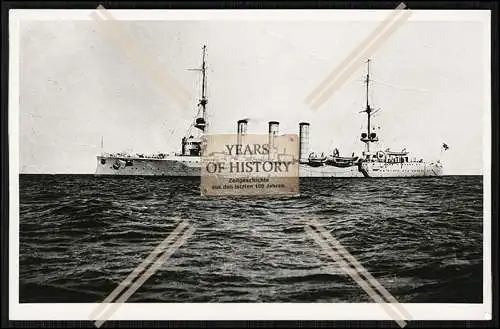 Foto SMS Emden 1908 Kleiner Kreuzer der Kaiserlichen Marine