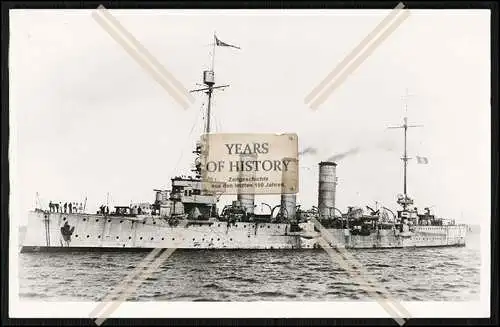 Foto SMS Kolberg 1908 Kleiner Kreuzer der Kaiserlichen Marine