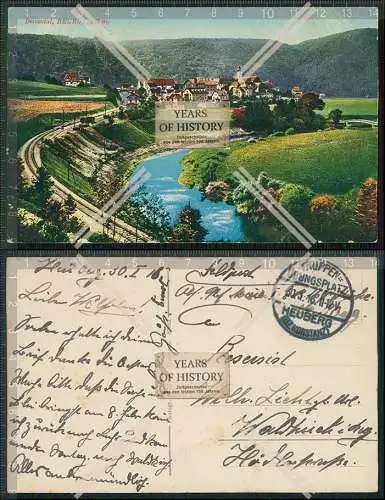 AK Beuron Donau Ortsansicht Donautal 1916 Truppenübungsplatz Heuberg Feldpost