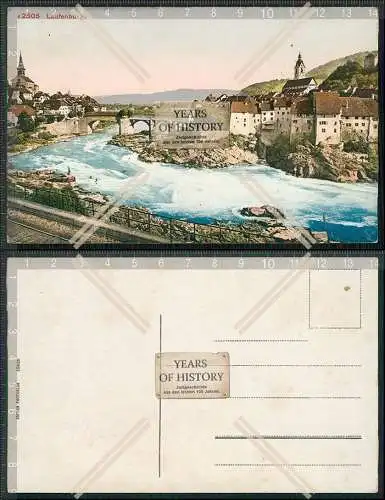 AK Ansichtskarte Postkarte Laufenburg Baden am Hochrhein alte Rheinbrücke 1915