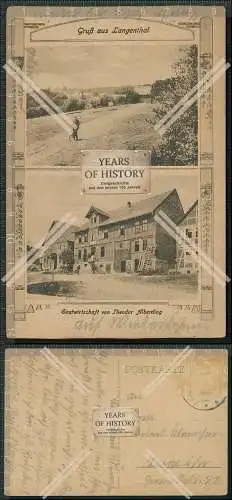 AK Langenthal Trendelburg Hessen Gastwirtschaft Theodor Alberding 1924 gelaufen