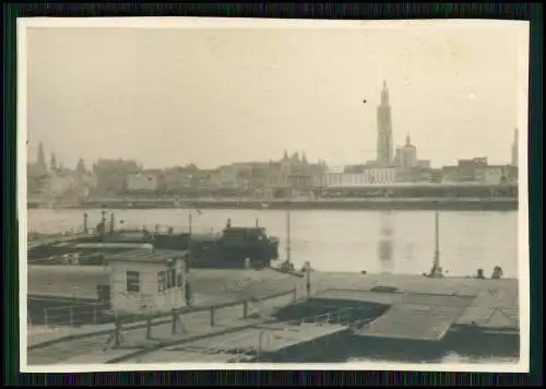 9x Foto Wehrmacht Vormarsch Belgien Flandern b. Antwerpen Antorf Anvers 1940-41