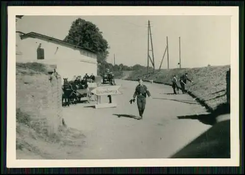 Foto Bydgoszcz Bromberg Westpreußen Soldaten Flüchtlinge mit Pferdekutsche 1941