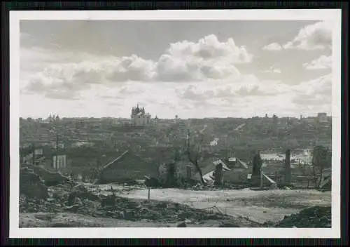 3x Foto Smolensk Kathedrale Russland - Häusertrümmer Kriegszerstörungen 1941-43