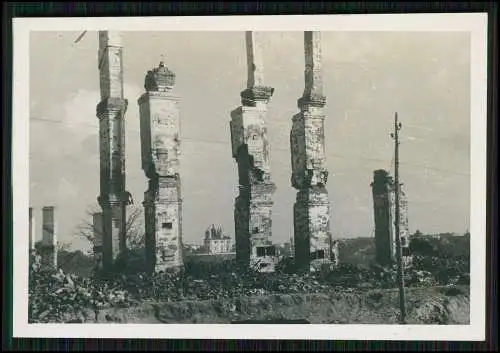 3x Foto Smolensk Kathedrale Russland - Häusertrümmer Kriegszerstörungen 1941-43