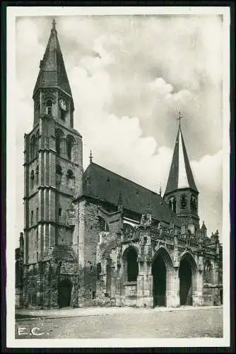 4x Foto AK Poissy Yvelines, Les Tours de l'Abbaye 1940 von Deutschen Soldat