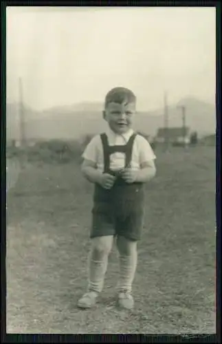 7x Foto Mädchen und Knaben Jungs Trachtenjanker Lederhose u. vieles mehr um 1940