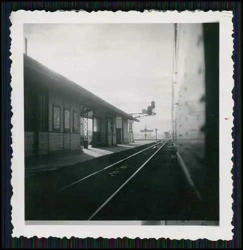 12x Foto Bahnhof Soldaten Quartier Nantes Loire Atlantique Bretagne 1940-41