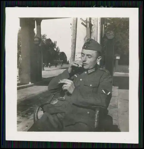 12x Foto Bahnhof Soldaten Quartier Nantes Loire Atlantique Bretagne 1940-41