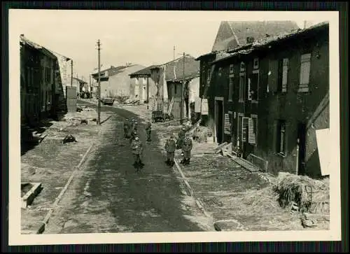 3x Foto Belgien Frankreich Kriegszerstörungen in den Straßen 1940-42