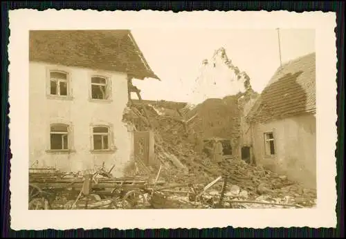 3x Foto Dorf Elsass Grand Est Colmar Altkirch Colmar Mulhouse Kriegszerstörungen